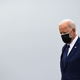 US President Joe Biden walks off Air Force One in Pittsburgh, Pennsylvania, on March 31, 2021, where he will unveil a $2 trillion infrastructure plan aimed at modernizing the United States’ crumbling transport network, creating millions of jobs and enabling the country to “out-compete” China.